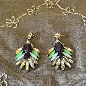 Elegant Multicolor Statement Earrings
